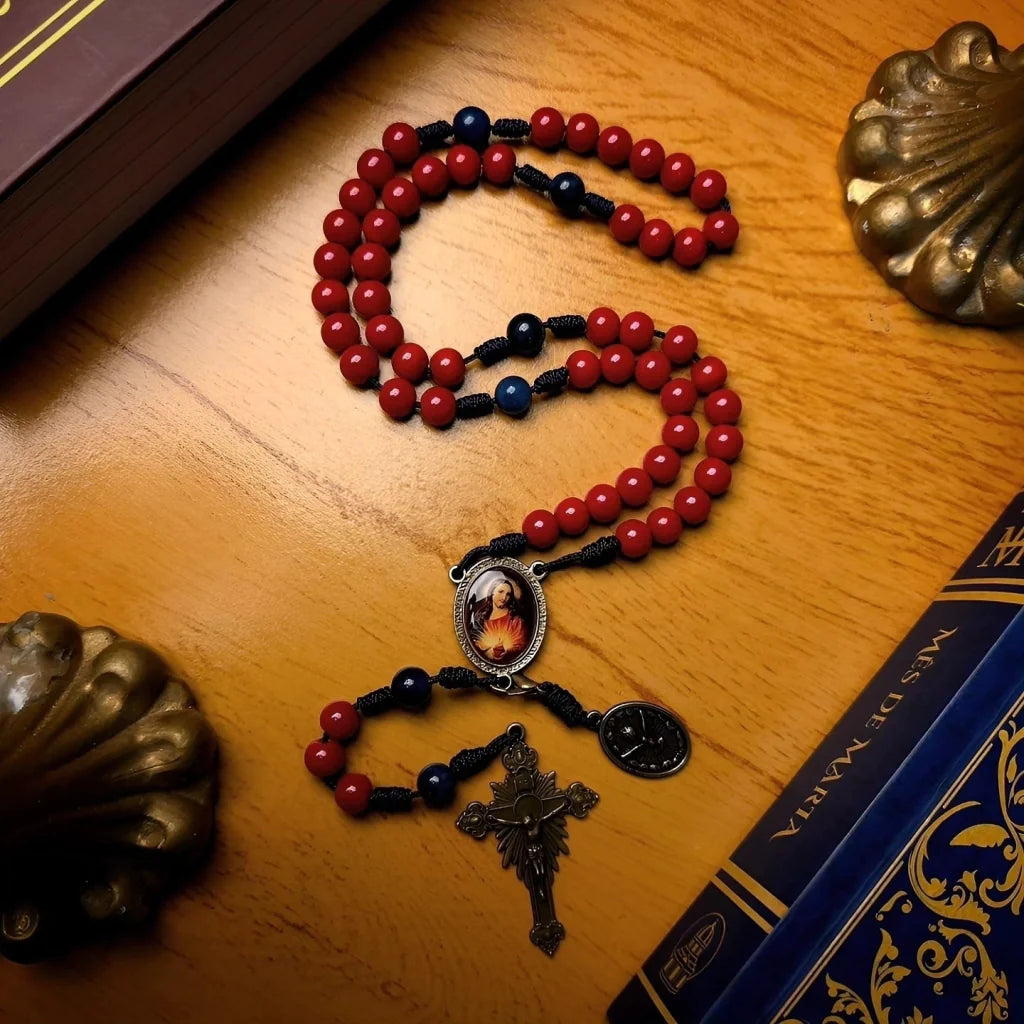 Terço Sagrado Coração de Jesus e Imaculado Coração de Maria