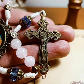 Terço Imaculado Coração de Maria (Microcord)