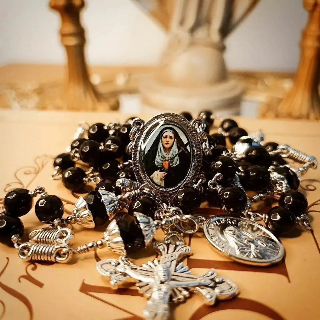 Terço Stabat Mater (Aço Inox)